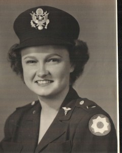 Bonnie Habegger served as a nurse in France during WWII.